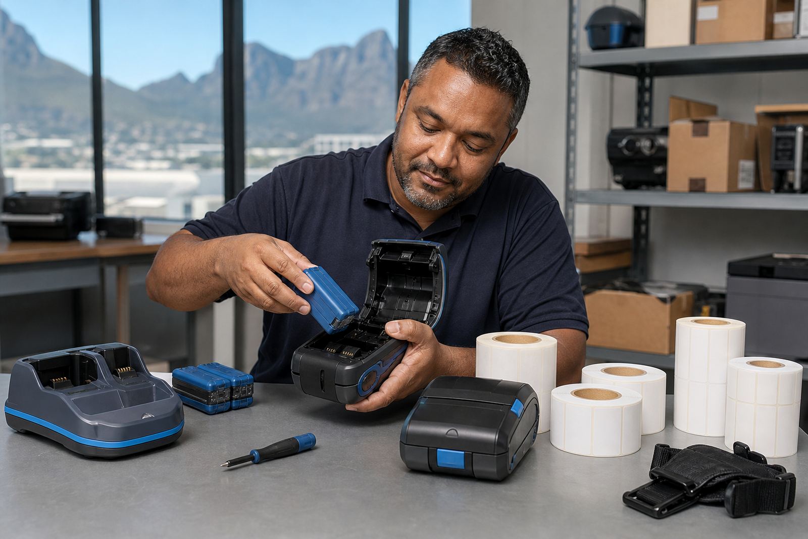 Swappable Battery Printer